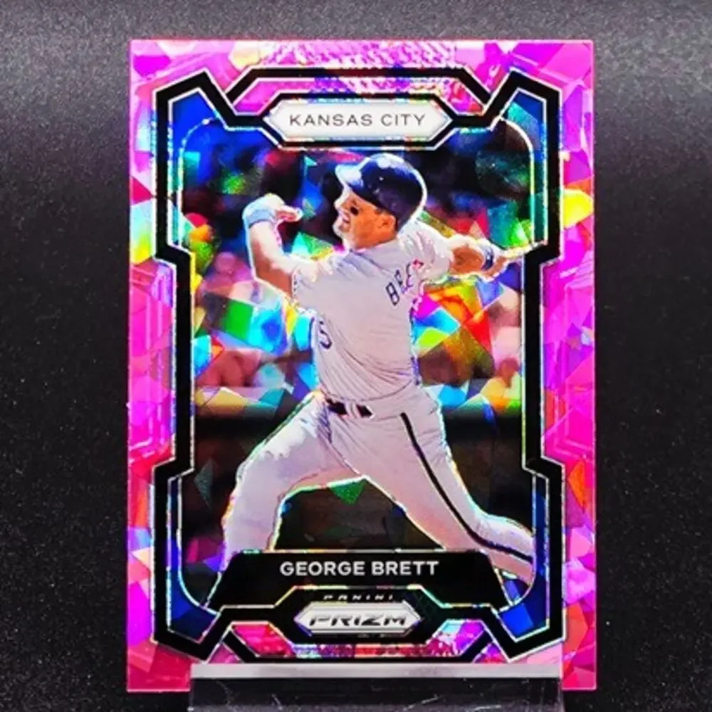 George Brett Mr. 3000 Cooperstown Rapture Pink Ice Prizm Kansas City Royals Star